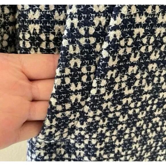 ZARA WOMAN BLUE PRINTED COAT BOHEMIAN JACQUARD JACKET 'LONG COAT' SZ XS - Picture 12 of 16